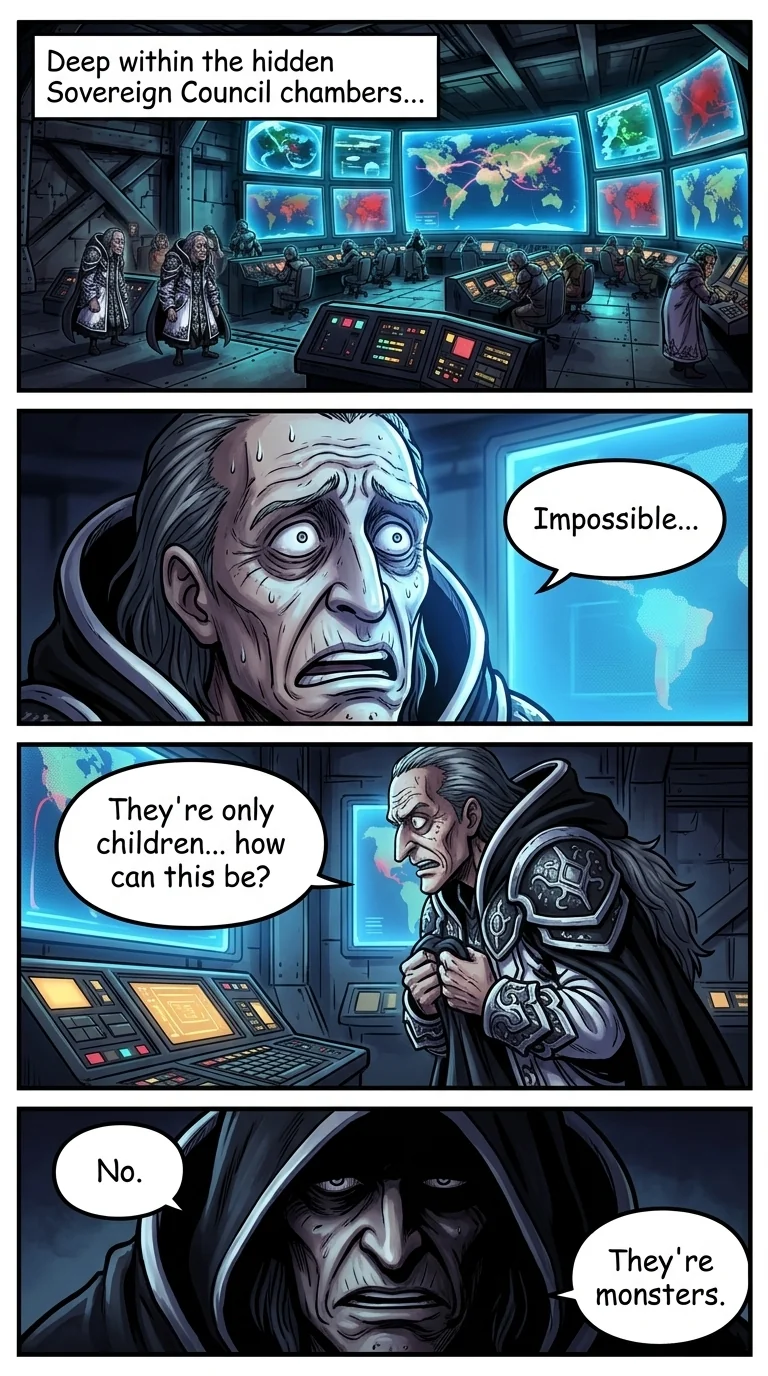 The City Beneath the Red Sky Chapter 1 Page 10 - AI Generated Manga