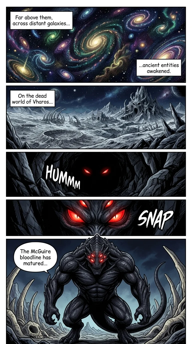 The City Beneath the Red Sky Chapter 1 Page 18 - AI Generated Manga