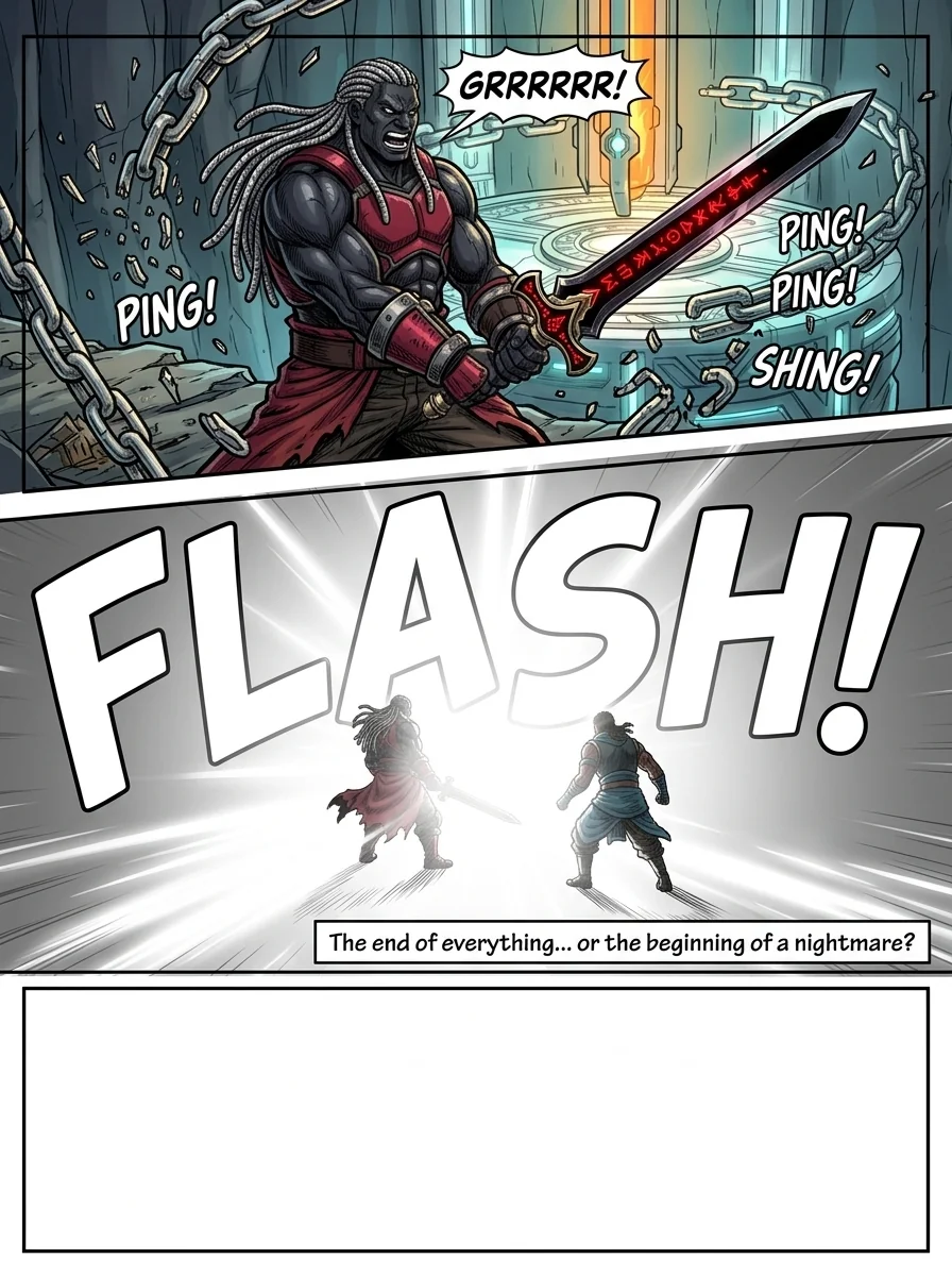 The City Beneath the Red Sky Chapter 1 Page 23 - AI Generated Manga