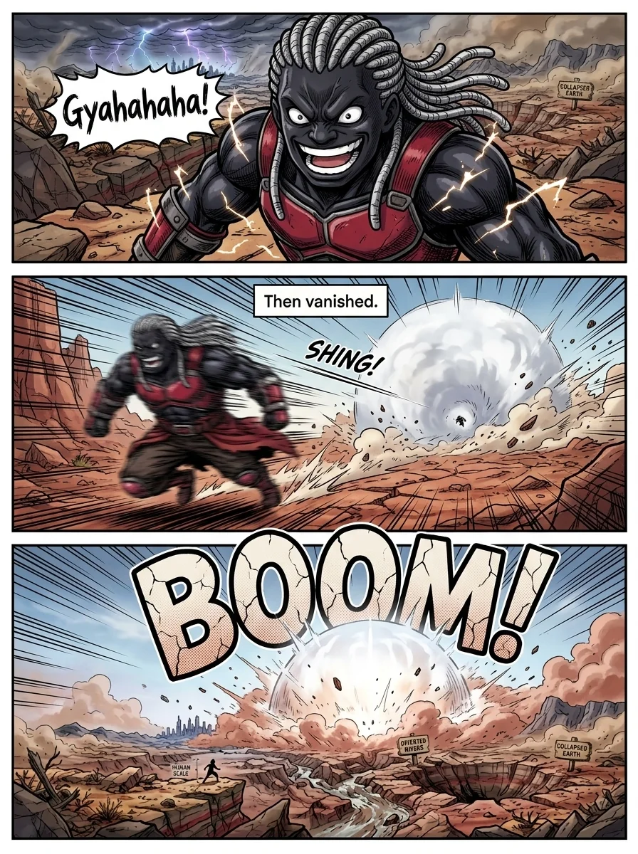 The City Beneath the Red Sky Chapter 1 Page 6 - AI Generated Manga