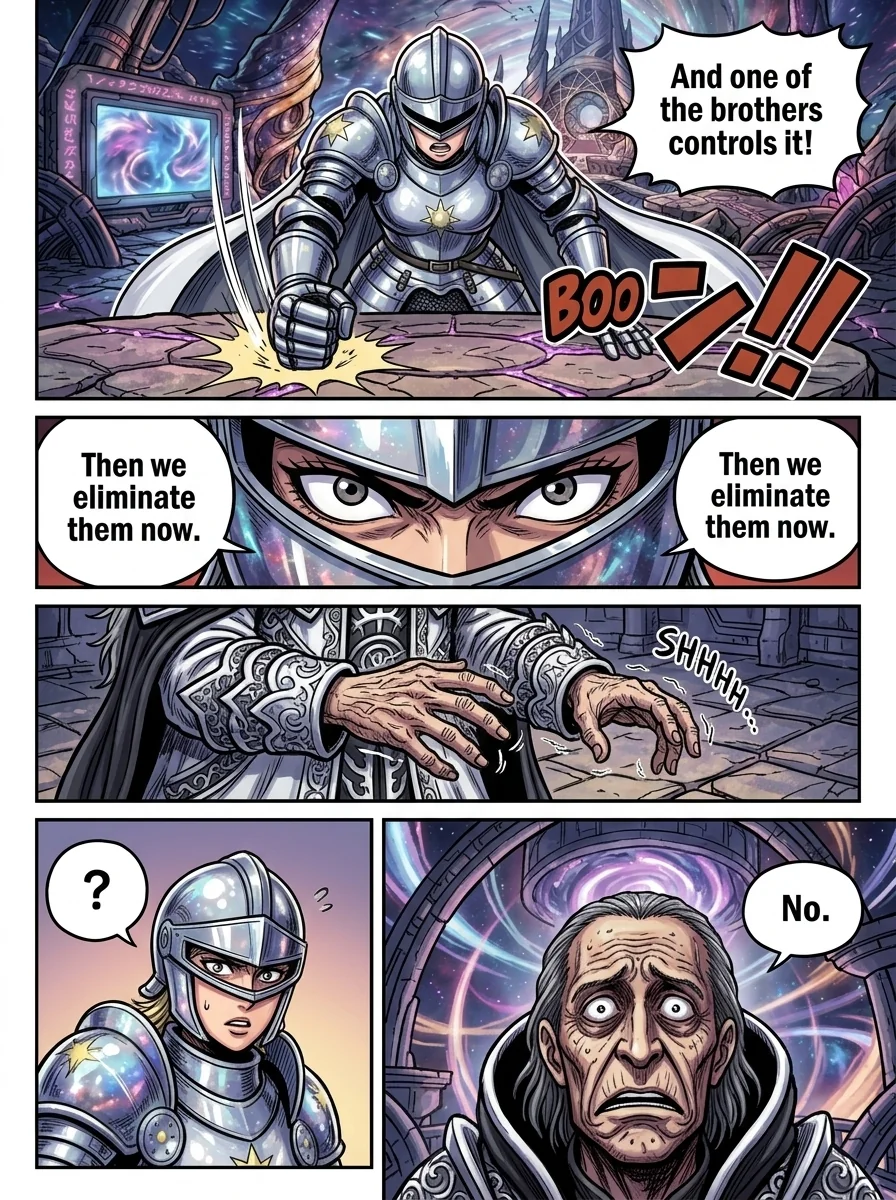 The City Beneath the Red Sky Chapter 2 Page 17 - AI Generated Manga