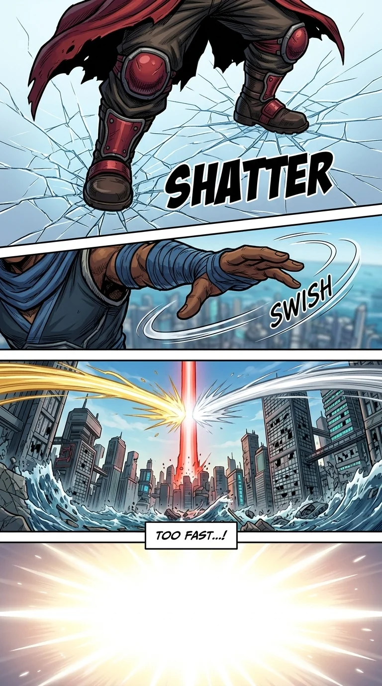 The City Beneath the Red Sky Chapter 2 Page 23 - AI Generated Manga