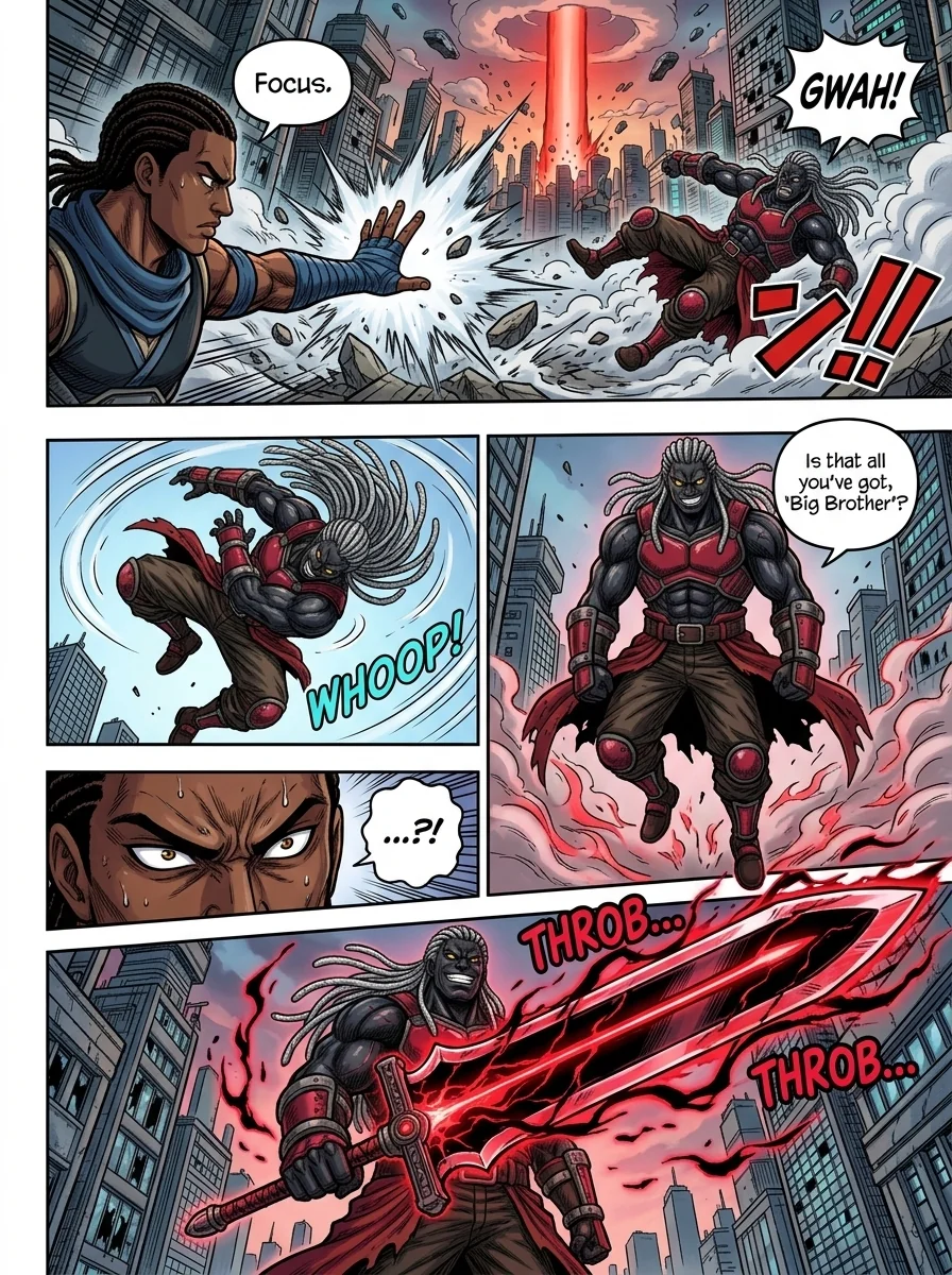 The City Beneath the Red Sky Chapter 2 Page 27 - AI Generated Manga