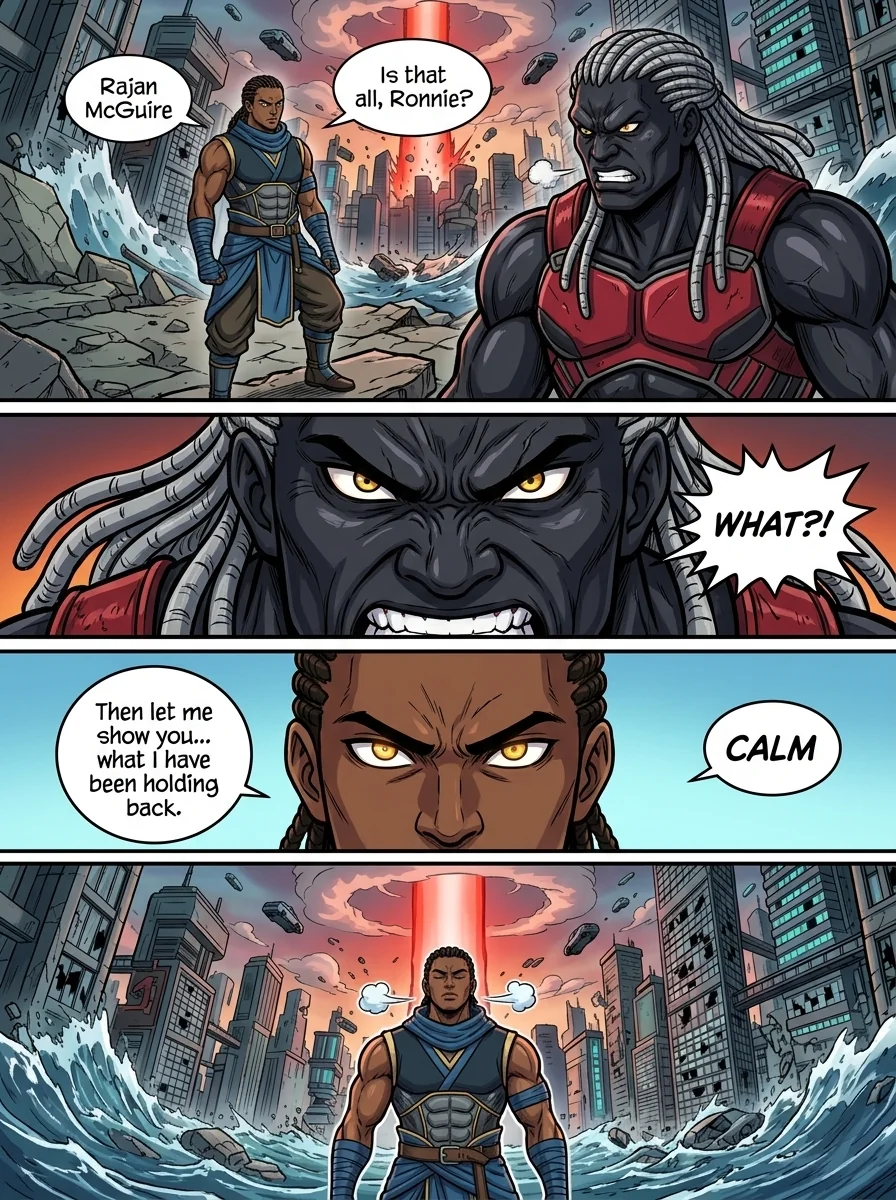 The City Beneath the Red Sky Chapter 2 Page 40 - AI Generated Manga