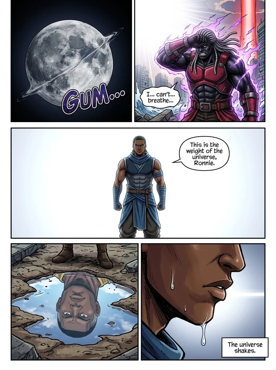 The City Beneath the Red Sky Chapter 2 Page 42 - AI Generated Manga