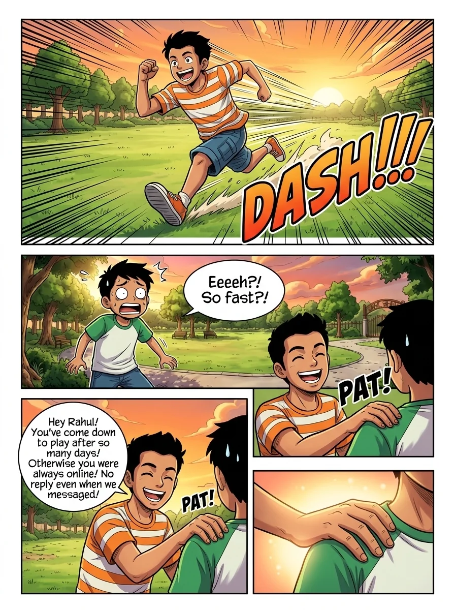 Digital Detox Chapter 4 Page 4 - AI Generated Manga