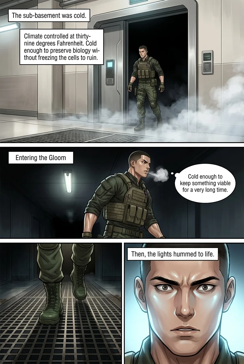 corrupted valor  Chapter 1 Page 46 - AI Generated Manga