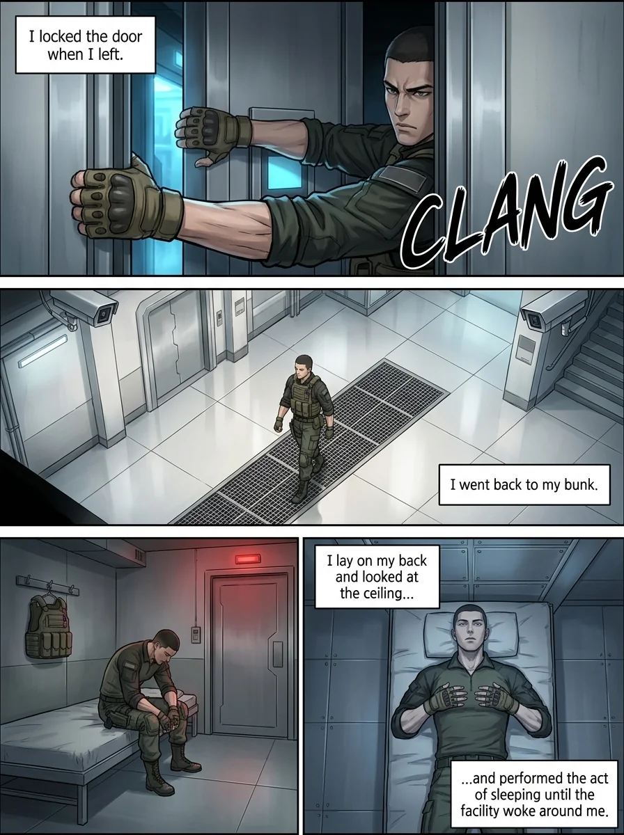 corrupted valor  Chapter 1 Page 50 - AI Generated Manga