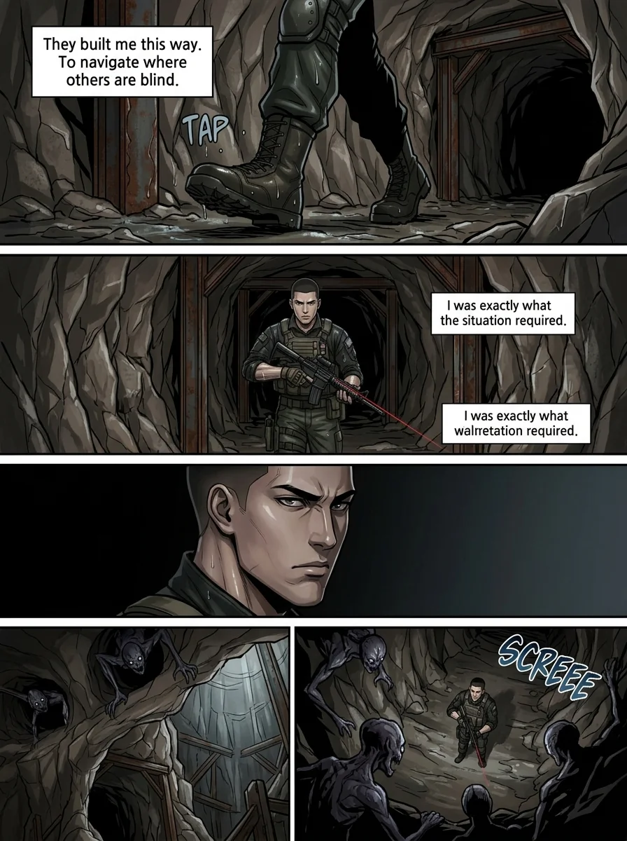 corrupted valor  Chapter 1 Page 53 - AI Generated Manga
