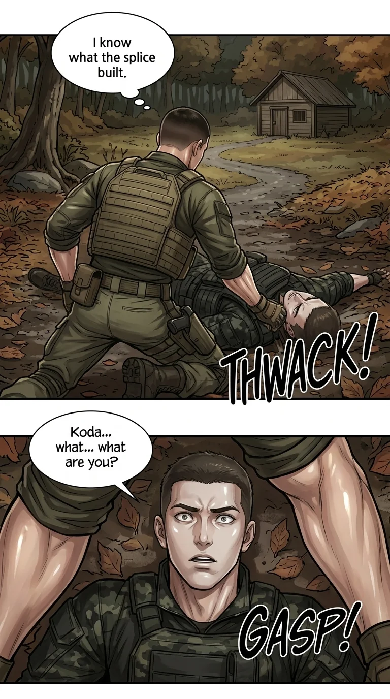corrupted valor  Chapter 1 Page 76 - AI Generated Manga